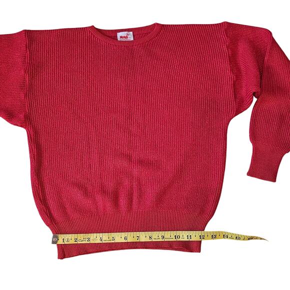Mondi Red Wool Knit Sweater - Picture 7 of 8